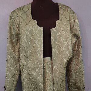 Sage Green Elegant Terramina Suit Sz 18